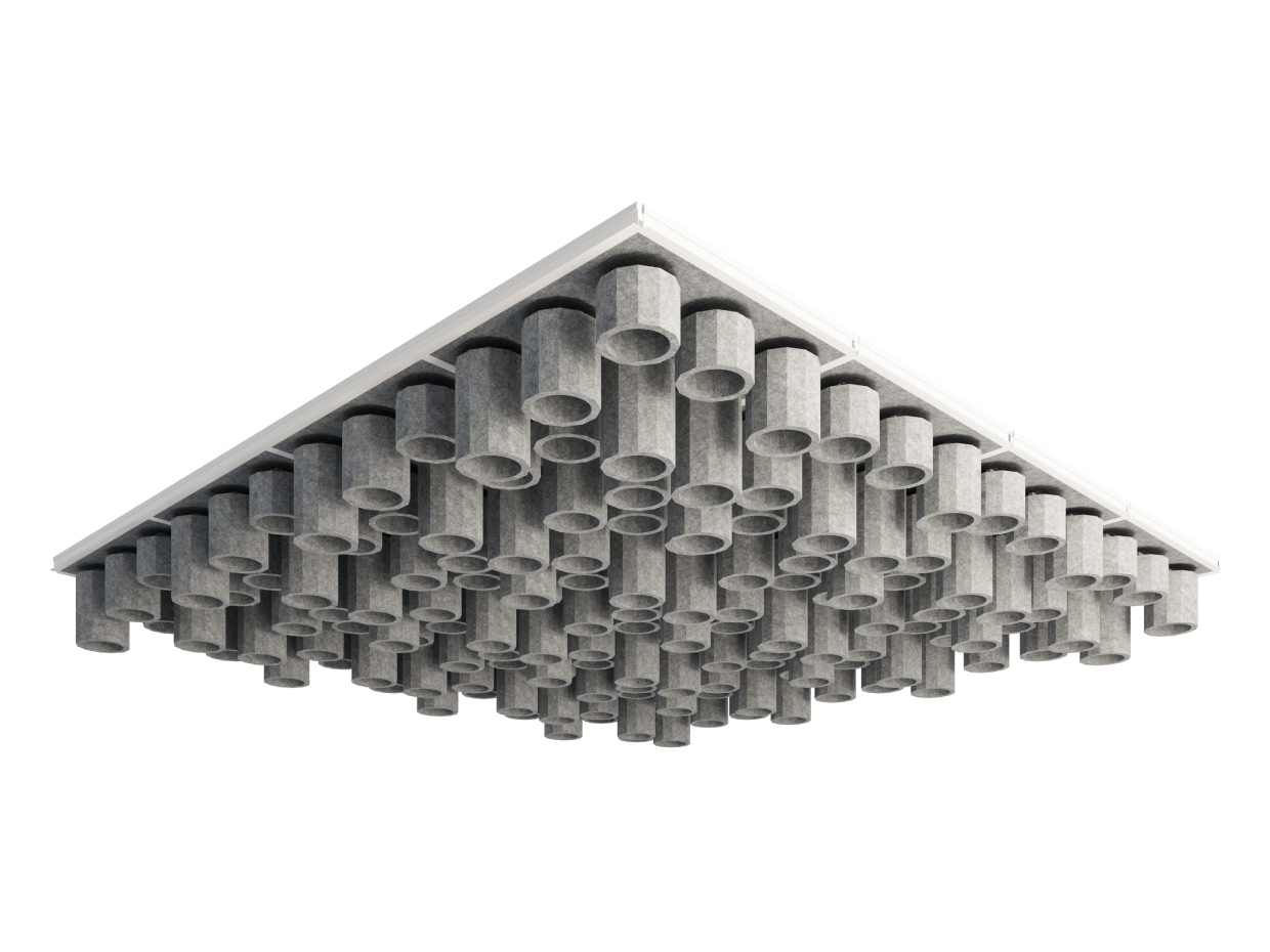 Folded Plug Grid 007 | Acoustic Ceiling Tile Grid