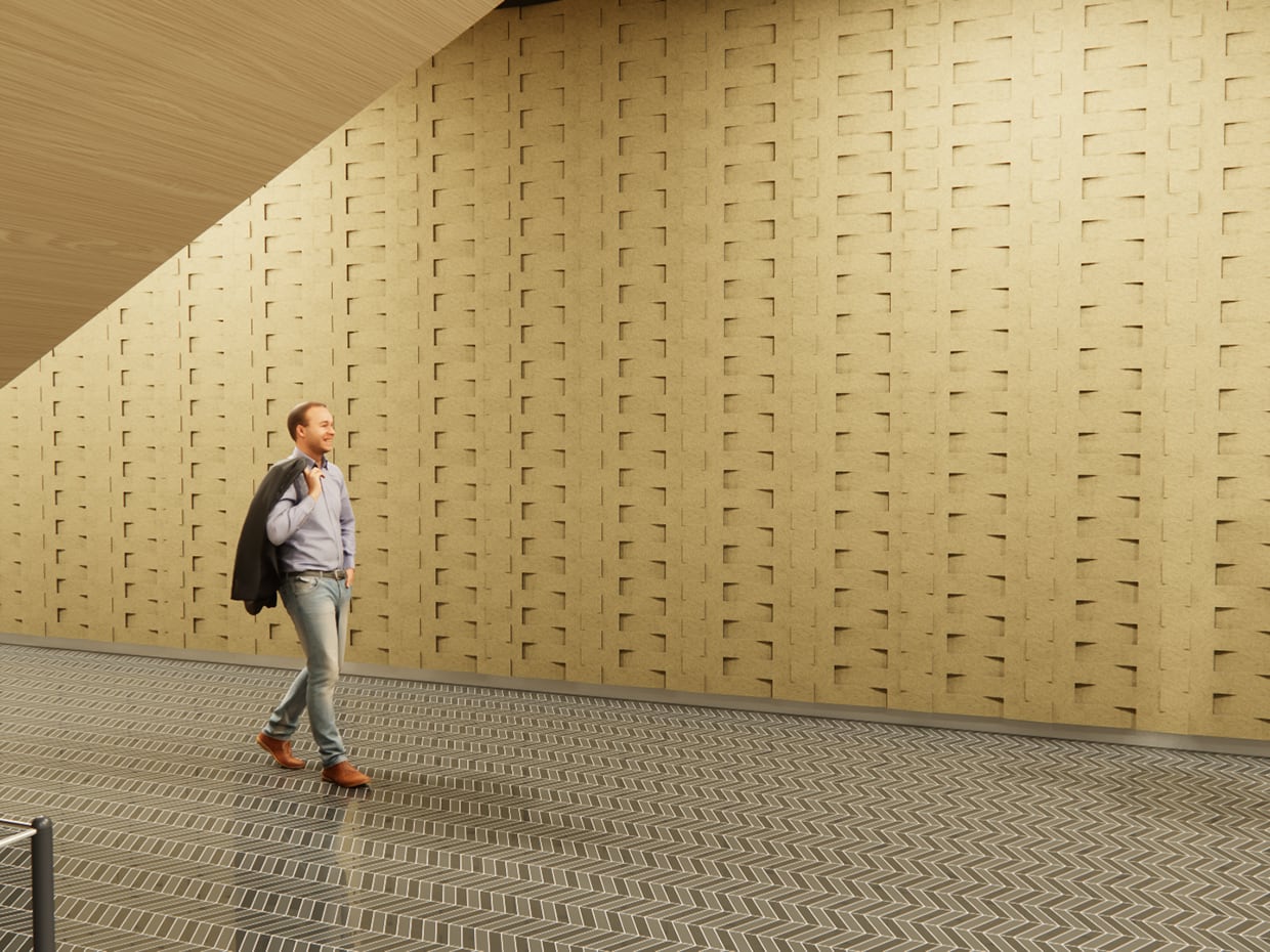 Textured Surfaces 009 | 3d Acoustic Ceiling Tiles