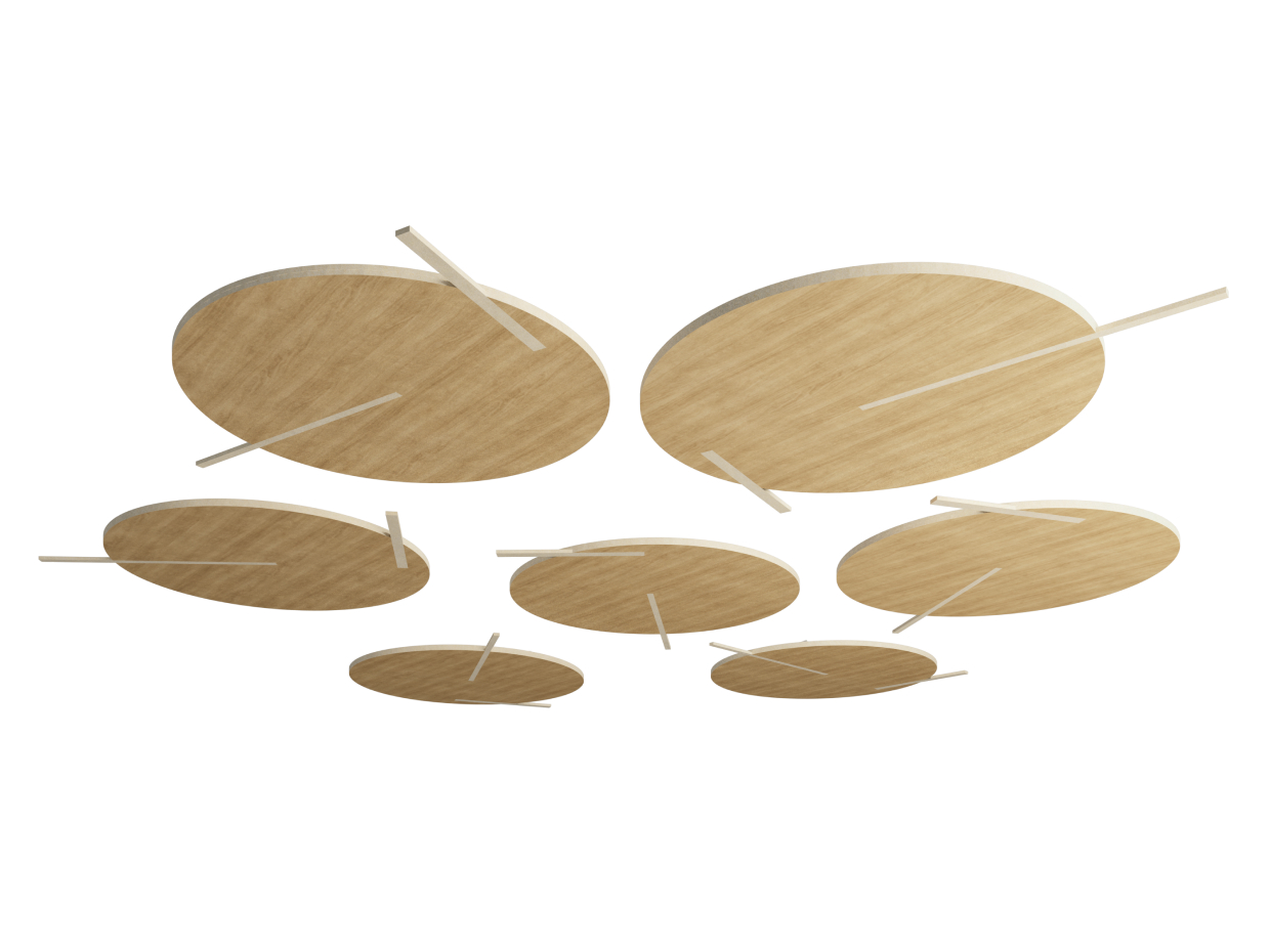 Stacked Clouds 009 Felt Ceiling Clouds CSI Creative